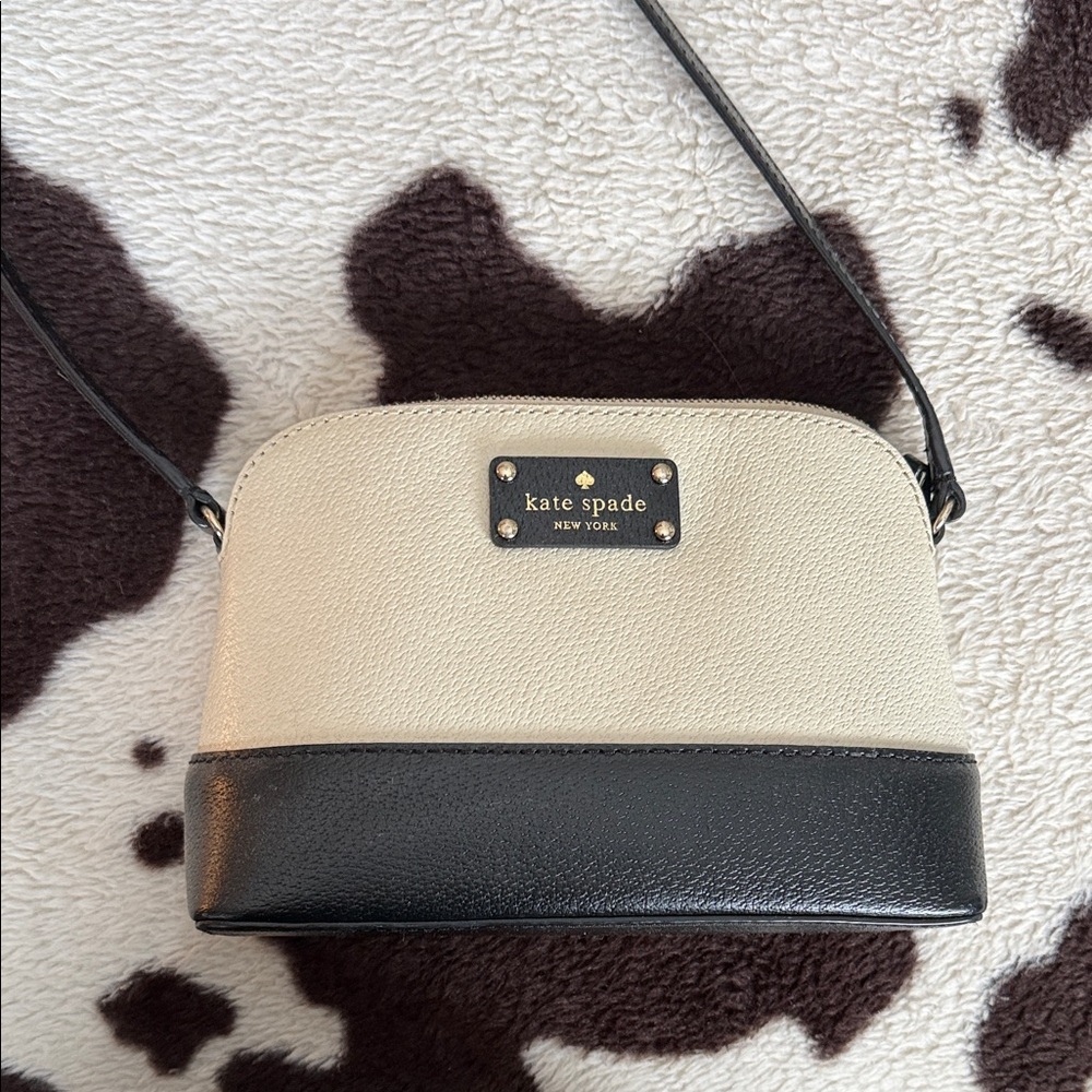 Kate Spade Two-Tone Black and Cream Crossbody Bag
